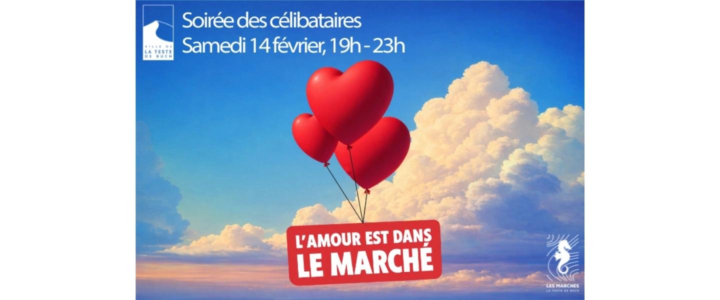 image amour est dans le marche